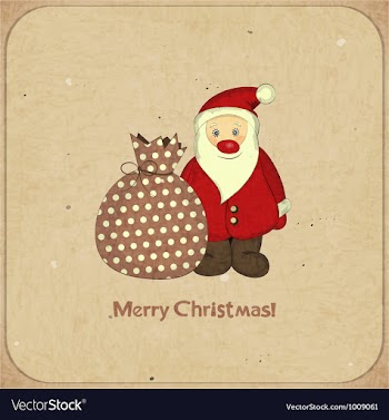  					Santa and bag with gifts vector&nbsp;image														