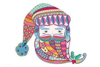 Santa Claus's face vector | Free stock vector - 296844