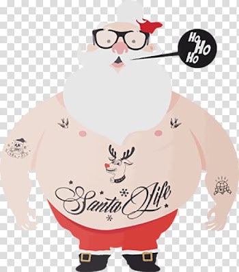 Santa Claus Beard, Hercules white-bearded Santa Claus transparent background PNG clipart