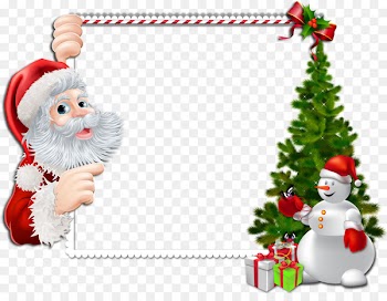 Santa Claus Borders and Frames Christmas Picture Frames Clip art - Christmas Frame Cliparts 