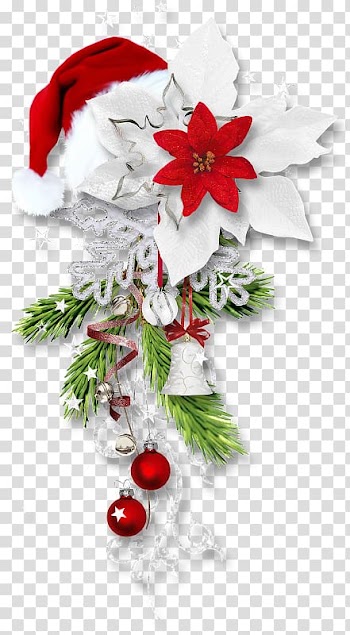 Santa Claus Candy cane Christmas frame , Christmas hats transparent background PNG clipart