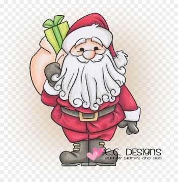 Santa Claus CC Designs Rubber Stamp - Roberto's Rascals Santa RB1183 C C Designs Rubber Stamps Postage Stamps - santa rubber stamps 