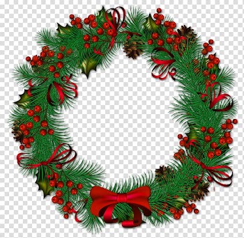 Santa Claus Christmas card Christmas ornament , pine cone transparent background PNG clipart