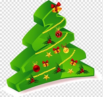 Santa Claus Christmas card Christmas tree , Christmas tree transparent background PNG clipart