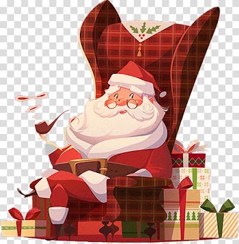 Santa Claus Christmas card Holiday Illustration, Santa Claus transparent background PNG clipart