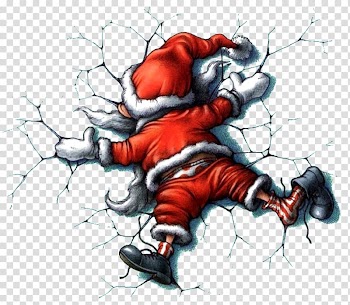 Santa Claus Christmas card Quotation Humour, santa claus transparent background PNG clipart