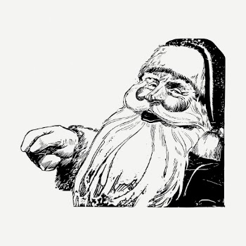 Santa Claus, Christmas clipart psd. | Free PSD Illustration - rawpixel