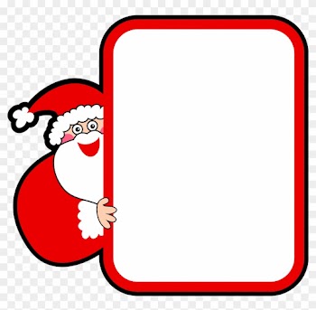 Santa Claus Christmas Day Drawing Greeting &amp; Note Cards - Santa Claus Border Clipart
