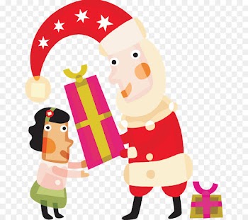 Santa Claus, Christmas Day, Gift Card, Cartoon PNG