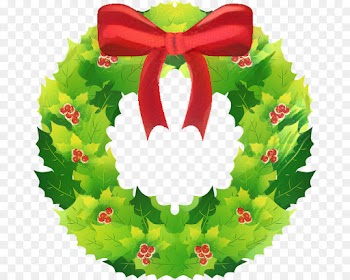 Santa Claus, Christmas Day, Wreath, Christmas Decoration, Holly PNG