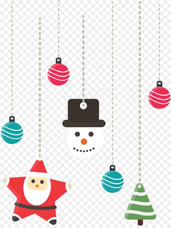 Santa Claus Christmas decoration Ornament Pendant - Christmas snowman and decorated Christmas gift 