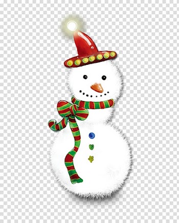Santa Claus Christmas decoration Snowman, Colorful snowman transparent background PNG clipart