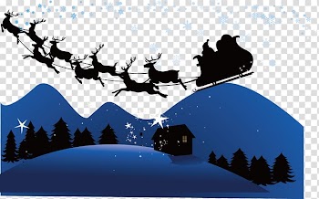 Santa Claus Christmas Deer, Christmas Santa Claus transparent background PNG clipart