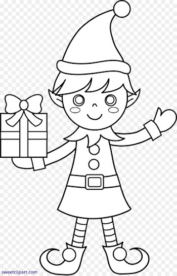 Santa Claus Christmas elf Coloring book Christmas Day - santa claus 
