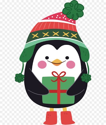 Santa Claus Christmas Eve Christmas card Gift - Christmas Penguin 