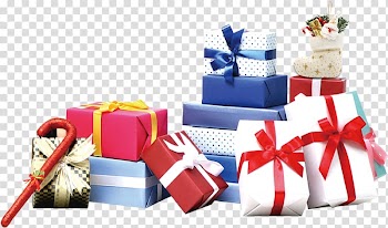 Santa Claus Christmas Eve Gift Christmas tree, Valentines Day gift boxes stacked color transparent background PNG clipart