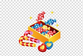 Santa Claus Christmas Gift Candy, Delicious sweets transparent background PNG clipart