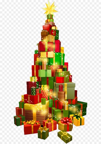 Santa Claus Christmas gift Christmas Day Christmas tree - bunch of 