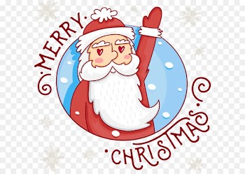 Santa Claus Christmas Gift Illustration - Lovely Christmas elderly 