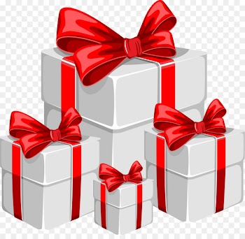 Santa Claus Christmas Gift - Red concise gift box 