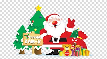 Santa Claus Christmas gift, Santa Claus transparent background PNG clipart