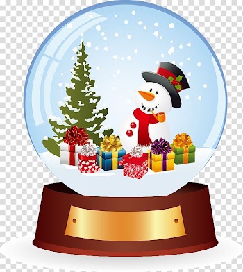 Santa Claus Christmas gift Snowman, Blue Ball Snowman Christmas gift transparent background PNG clipart
