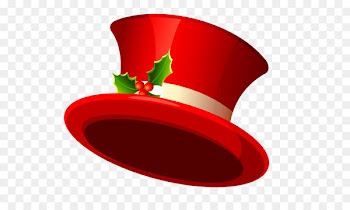 Santa Claus Christmas Hat Clip art - Christmas Top Hat Transparent PNG Clipart 