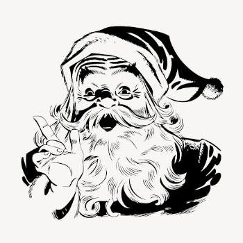 Santa Claus, Christmas illustration vector. | Free Vector Illustration - rawpixel