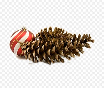 Santa Claus Christmas ornament Christmas decoration - Christmas pine colored balls 