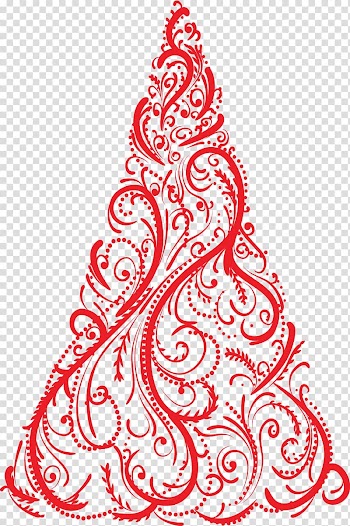 Santa Claus Christmas ornament Christmas tree, Creative Christmas tree Red transparent background PNG clipart