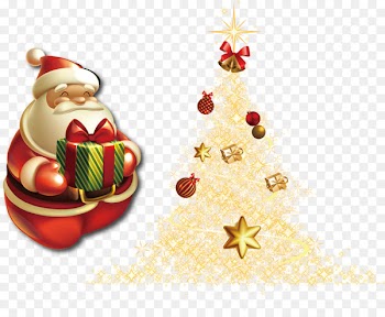 Santa Claus Christmas ornament Christmas tree Gift - Christmas vector material 