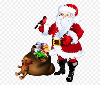 Santa Claus Christmas ornament Clip art - Transparent Santa Claus with Toys Clipart 