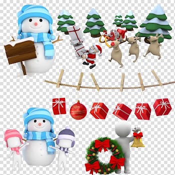 Santa Claus Christmas ornament, Creative Christmas transparent background PNG clipart