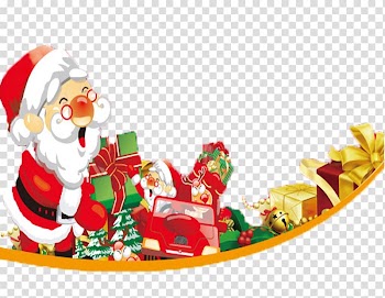 Santa Claus Christmas ornament Gift, Santa Claus gift transparent background PNG clipart