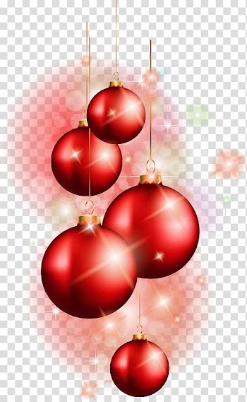 Santa Claus Christmas ornament Illustration, Painted red Christmas ball bubble dream transparent background PNG clipart