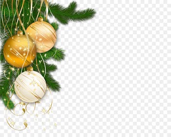 Santa Claus Christmas ornament New Year Christmas card - Christmas leaves 