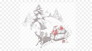 Santa Claus Christmas ornament Sled - Santa Claus 