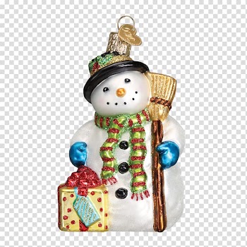 Santa Claus Christmas ornament Snowman Christmas decoration, hand painted transparent background PNG clipart