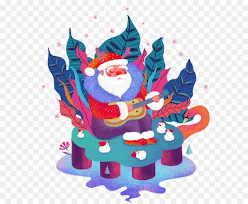 Santa Claus Christmas Père Noël Gift Illustration - Santa Claus illustration 