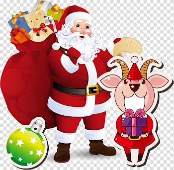 Santa Claus Christmas , Santa Claus Christmas holiday transparent background PNG clipart