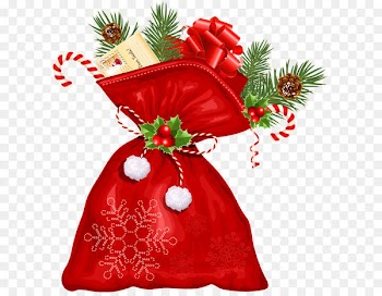 Santa Claus Christmas Scalable Vector Graphics Clip art - Large Transparent Christmas Santa Bag PNG Clipart 