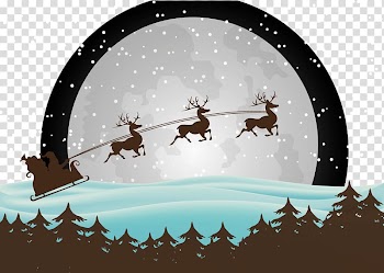 Santa Claus Christmas Snowflake, Christmas elements transparent background PNG clipart