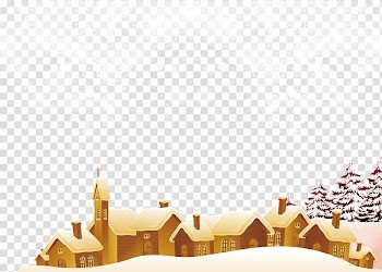 Santa Claus Christmas Snowflake, Winter small village greeting cards texture transparent background PNG clipart