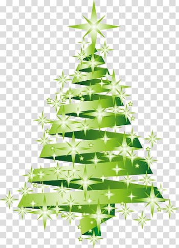 Santa Claus Christmas tree Angel, Hand-painted Christmas tree star pattern transparent background PNG clipart