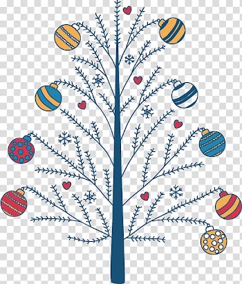 Santa Claus Christmas tree Christmas decoration, Creative Christmas tree transparent background PNG clipart