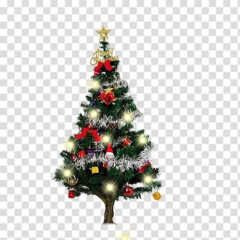 Santa Claus Christmas tree Christmas ornament Christmas decoration, Christmas tree transparent background PNG clipart