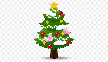 Santa Claus Christmas tree Emoji New Year - tanabata border 