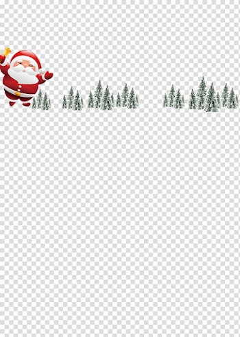 Santa Claus Christmas tree Fir, Christmas transparent background PNG clipart