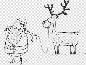 Santa Claus Christmas tree, Santa Claus transparent background PNG clipart
