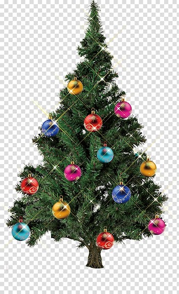 Santa Claus Christmas tree Snow, Christmas tree transparent background PNG clipart
